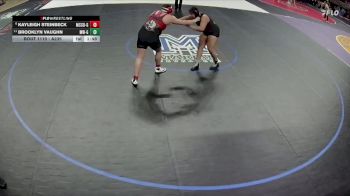 Champ. Round 1 - Brooklyn Vaughn, Millard West Girls vs Kayleigh Steinbeck, McCook Girls