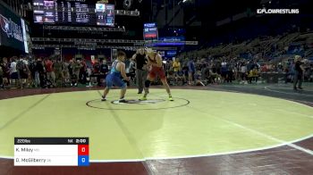 220 lbs Cons 16 #1 - Keith Miley, Missouri vs Donovan McGilberry, Oklahoma