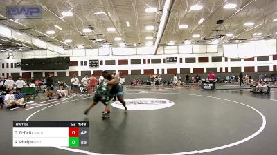 Rr Rnd 1 - David Gonzalez-Ortiz, Elite Athletic Club DZ vs Roy Phelps, ISI Wrestling White