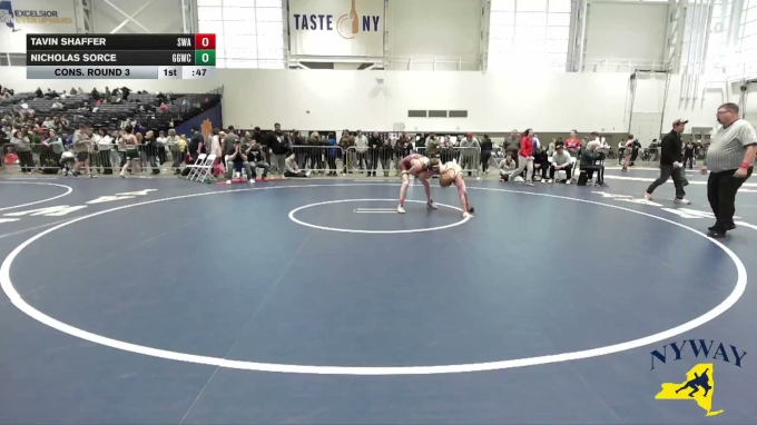 Tavin Shaffer 126 lbs Cons. Round 3 - Tavin Shaffer, Superior Wrestling Academy vs ...