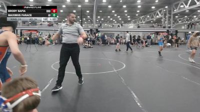 84 lbs Round 3 (4 Team) - Brody Bafia, Kings vs Maximus Farace, American Dream