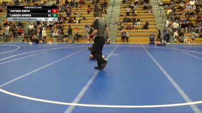 45 lbs 3rd Place Match - Landen Spinks, WML Cobras vs Hayden Smith, Hudson Pirate Elite