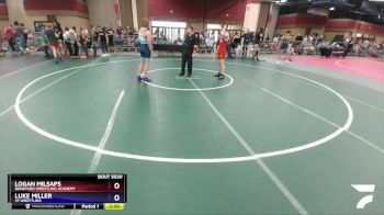 138 lbs Champ. Round 1 - Logan Milsaps, Boneyard Wrestling Academy vs Luke Miller, 3F Wrestling