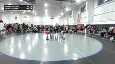 114 lbs Quarterfinal - Braiden Mcclure, Freakztyle Black - HS vs Charles Cooper, Ak Wrestling Foundation Inc - Hs