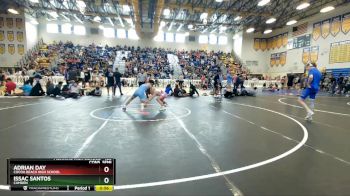 126 lbs Cons. Semi - Adrian Day, Cocoa Beach High School vs Issac Santos, Camden