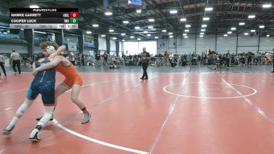 115 lbs Round 2 (10:30am Friday) - Cooper Luck, Team Ohio vs Hawke Garrett, Oklahoma Elite