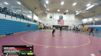 85-91 lbs Round 3 - Gavin Huepel, Worland Middle School vs Tanner Quinterno, Powell Middle School