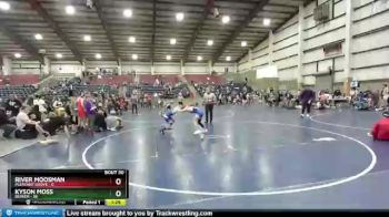 85 lbs Placement (16 Team) - Kyson Moss, Beaver vs River Moosman, Pleasant Grove