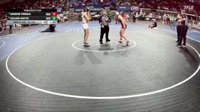 G 138 lbs 3rd Place Match - Adison Tregle, Chalmette Girls vs Lillian Hutto, Acadiana Girls