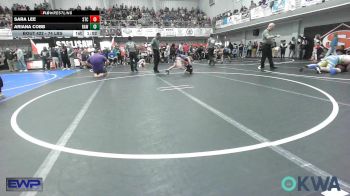 74 lbs Rr Rnd 2 - Sara Lee, Sallisaw Takedown Club vs Ariana Cobb, Raw Wrestling Club