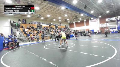 190 lbs Cons. Round 4 - Sabastian Esparza, Bishop Amat vs Alfredo Perez, Mayfair