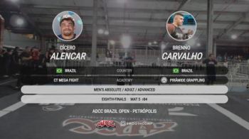 Cícero Alencar vs Brenno Carvalho 2026 ADCC Petropolis Open