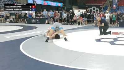 120 lbs Cons. Quarters - Lazarus McEwen, Washington vs Brand'n Edstrom, Idaho