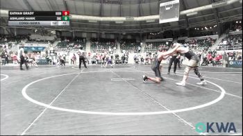 140 lbs Consolation - Eathan Grady, Hornet Wrestling Club vs Ashland Hawk, Salina Wrestling Club