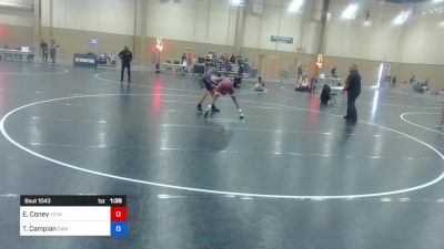 125 lbs Semifinal - Ericson Ej Coney, Youth Impact Center Wrestling Club vs Tomas Campian, Gladiator Wrestling Academy