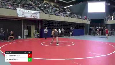 220 lbs Quarterfinal - Lucas Ainbinder, Belford, NJ vs Luke Matheis, Arcade, NY