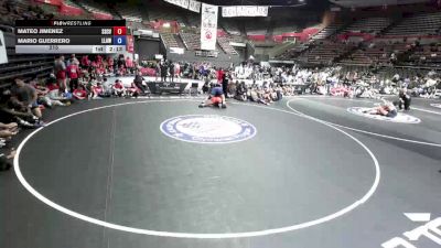 215 lbs Mateo Jimenez, SCVWA - Santa Clara Valley Wrestling Association vs Mario Guerrero, LAWA - Los Angles Wrestling Association