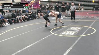 145 lbs Finals (8 Team) - Brandon Lee, Vacaville, CA vs Leo Beyer, Zumbrota-Mazeppa, MN