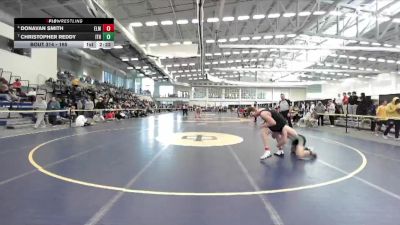 165 lbs 7th Place Match - Donavan Smith, Elmira College vs Christopher Reddy, Ithaca
