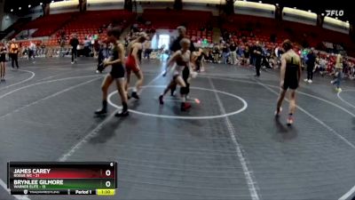 80 lbs Finals (2 Team) - James Carey, Rogue WC vs Brynlee Gilmore, Warner Elite