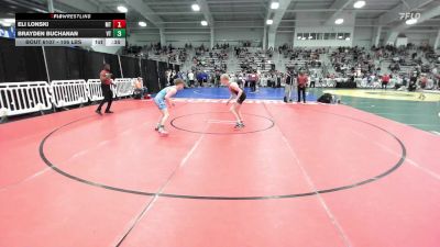 106 lbs Consi Of 64 #1 - Eli Lonski, MT vs Brayden Buchanan, VT