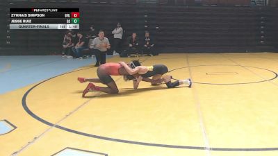 120 lbs Quarterfinal - Zykhais Simpson, Greenville vs Jesse Ruiz, Goose Creek