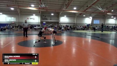 115 lbs Cons. Round 1 - Erin Brown, ARCADIA vs Giuliana Norris, Batavia