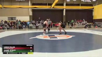 285 lbs Semifinal - Daniel Eckley, Delaware Valley vs Jarod Miller, Baldwin Wallace
