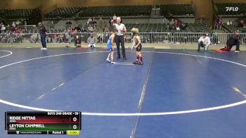 59 lbs Round 4 - Leyton Campbell, Iowa vs Ridge Mittag, Iowa