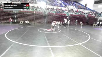 120 lbs Quarterfinal - D'Quan Mitchell, Keenan vs Luke Gray, Crescent