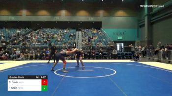 195 lbs Quarterfinal - Zane Davis, Allen vs Franklin Cruz, Pomona A