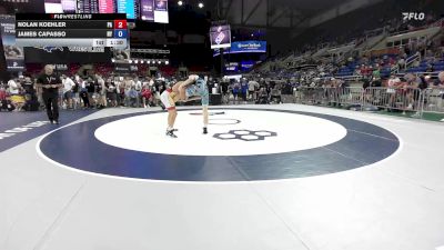 175 lbs Cons. Quarters - Nolan Koehler, PA vs James Capasso, NY