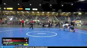 160 lbs Quarterfinals (8 Team) - Taylor Casey, 4A Mazama vs Eli Bisenius, 4A La Grande