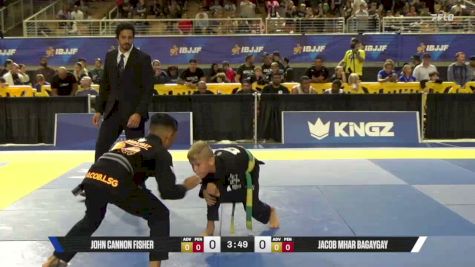 Jacob Mhar Bagaygay vs John Cannon Fisher 2026 Pan Kids Jiu-Jitsu IBJJF Championship