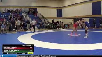 133 lbs Champ. Round 2 - Adam Quintanilla, Johnson & Wales (RI) vs Conner Mackie, Bridgewater State