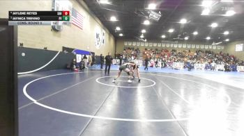 105 lbs Cons. Round 5 - Jaylene Reyes, Sanger vs Jaynica Trevino, Pioneer Valley