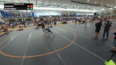 98 lbs Cons. Round 3 - Blake Hensen, Unattached vs Shane Heil, Unattached