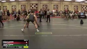 155 lbs Round 2 (6 Team) - Ryan Flammer, Olympic Black vs Henry Martin, Empire WA