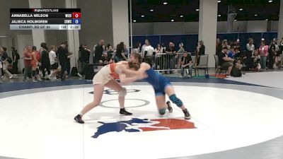 130 lbs Champ. Rd Of 64 - Annabella Nelson, Wisconsin vs Jalisca Holmgren, Cheney Blackhawk Wrestling Club