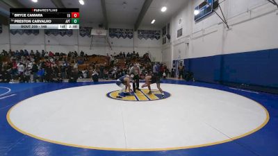 148 lbs Champ. Round 1 - Bryce Camara, Elk Grove vs Preston Carvalho, Aptos