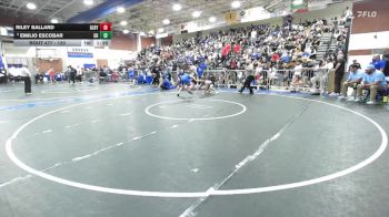 120 lbs Champ. Round 3 - Emilio Escobar, Granite Hills vs Riley Ballard, Gilroy