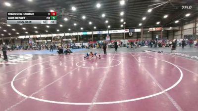 112 lbs Cons. Semi - Luke Becker, Pursuit vs Theodore Hadrick, Faulkton Trojans