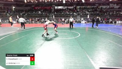 100 lbs Quarterfinal - Vincent Kisselbach, Overtime vs Joaquin Umbriac, Morristown