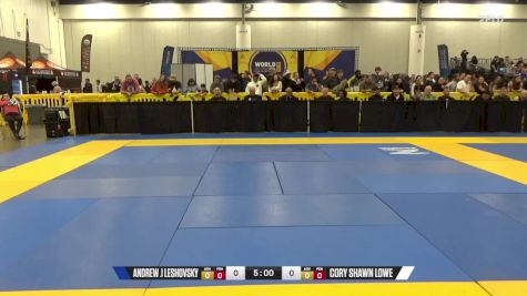 Cory Shawn Lowe vs Andrew J Leshovsky 2024 World IBJJF Jiu-Jitsu No-Gi Championship