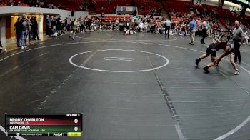 92 lbs Round 3 (8 Team) - Cam Davis, CP Wrestling Academy vs Brody Charlton, Westshore