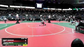 138 lbs Champ. Round 1 - Rhett Newman, BLO2 vs Joseph Grecol, Unattached
