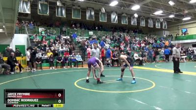 138 lbs Champ. Round 2 - Jayce Frymire, Fremont Ross vs Dominic Rodriguez, Clearview