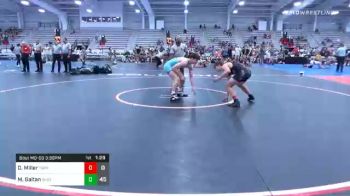 160 lbs Prelims - Dayne Miller, Team Nauman Pink River Rats vs M J Gaitan, Team Shutt South