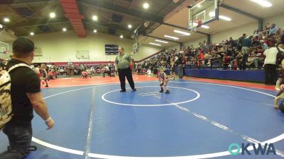 35 lbs 3rd Place - Chet Clay, Skiatook Youth Wrestling vs Asher Gregory, Tulsa Blue T Panthers