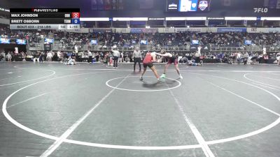 218 lbs Round Of 16 - Max Johnson, Con - Kids vs Brett Osborn, Terminator Wrestling Academy